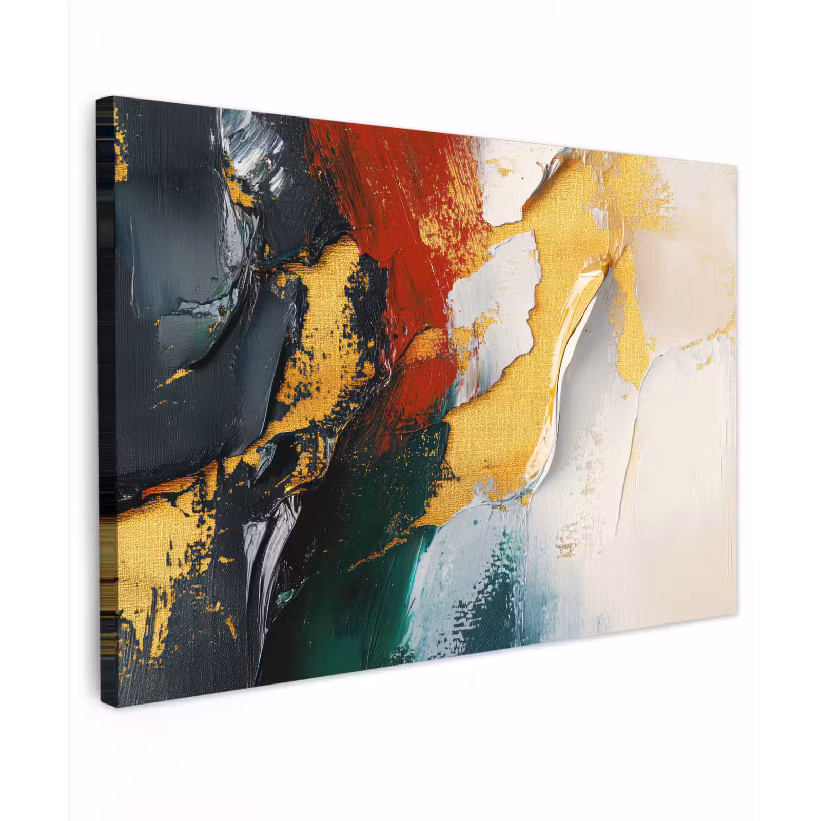 Canvas schilderij - Modern - Kerst - Abstract - Goud — 1
