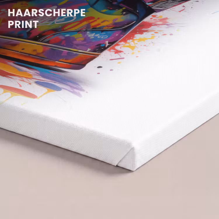 Canvas schilderij - Schoenen - Graffiti - Wit - Kleuren — 5
