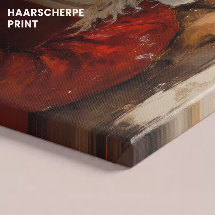 Canvas schilderij - Kerst - Kerstman - Winter - Open Haard — 5