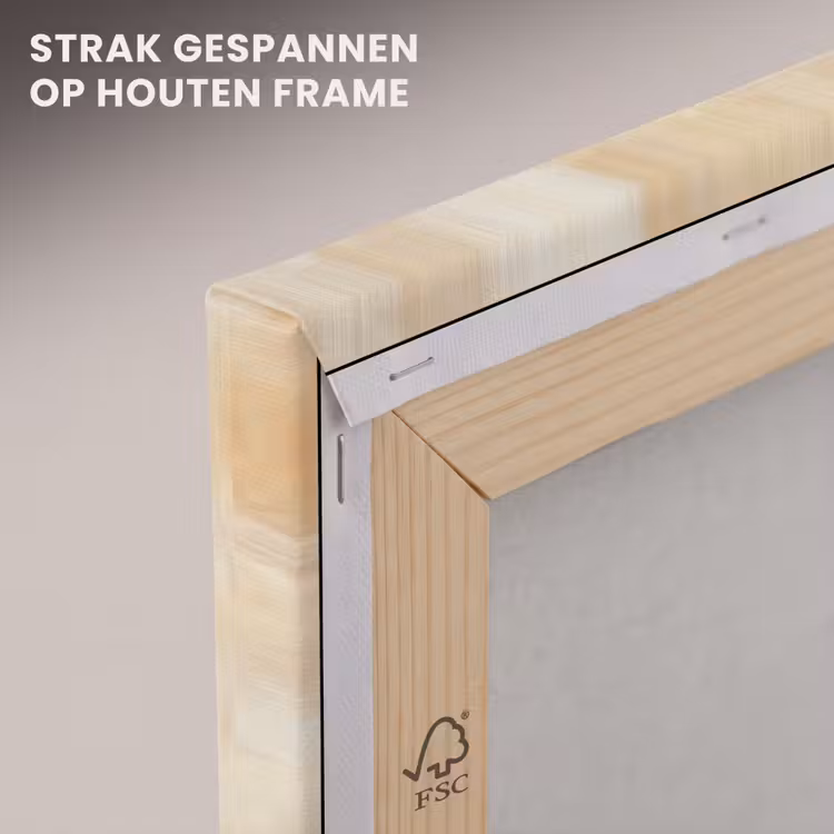 Canvas schilderij - Kerst - Slee - Kerstman — 7