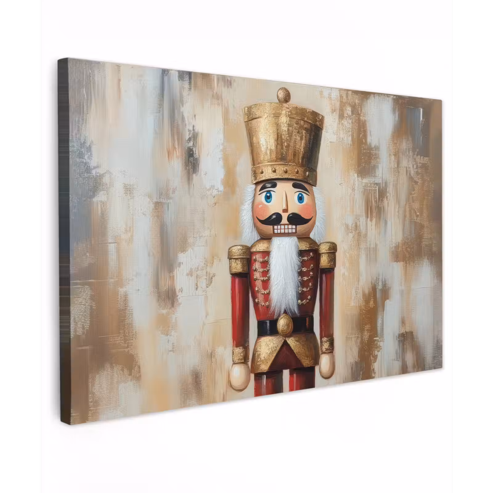 Canvas schilderij - Kerst - Poppetje - Abstract — 1