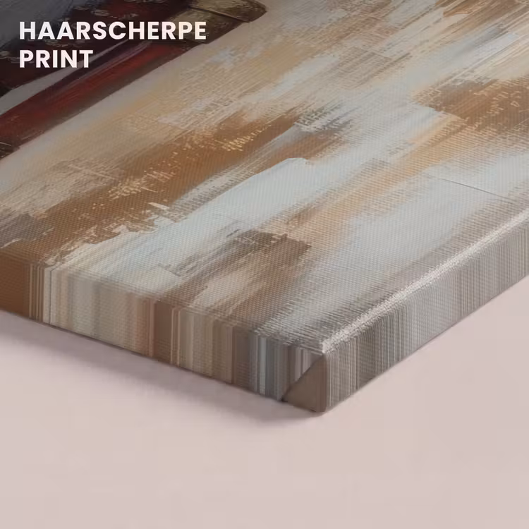 Canvas schilderij - Kerst - Poppetje - Abstract — 5