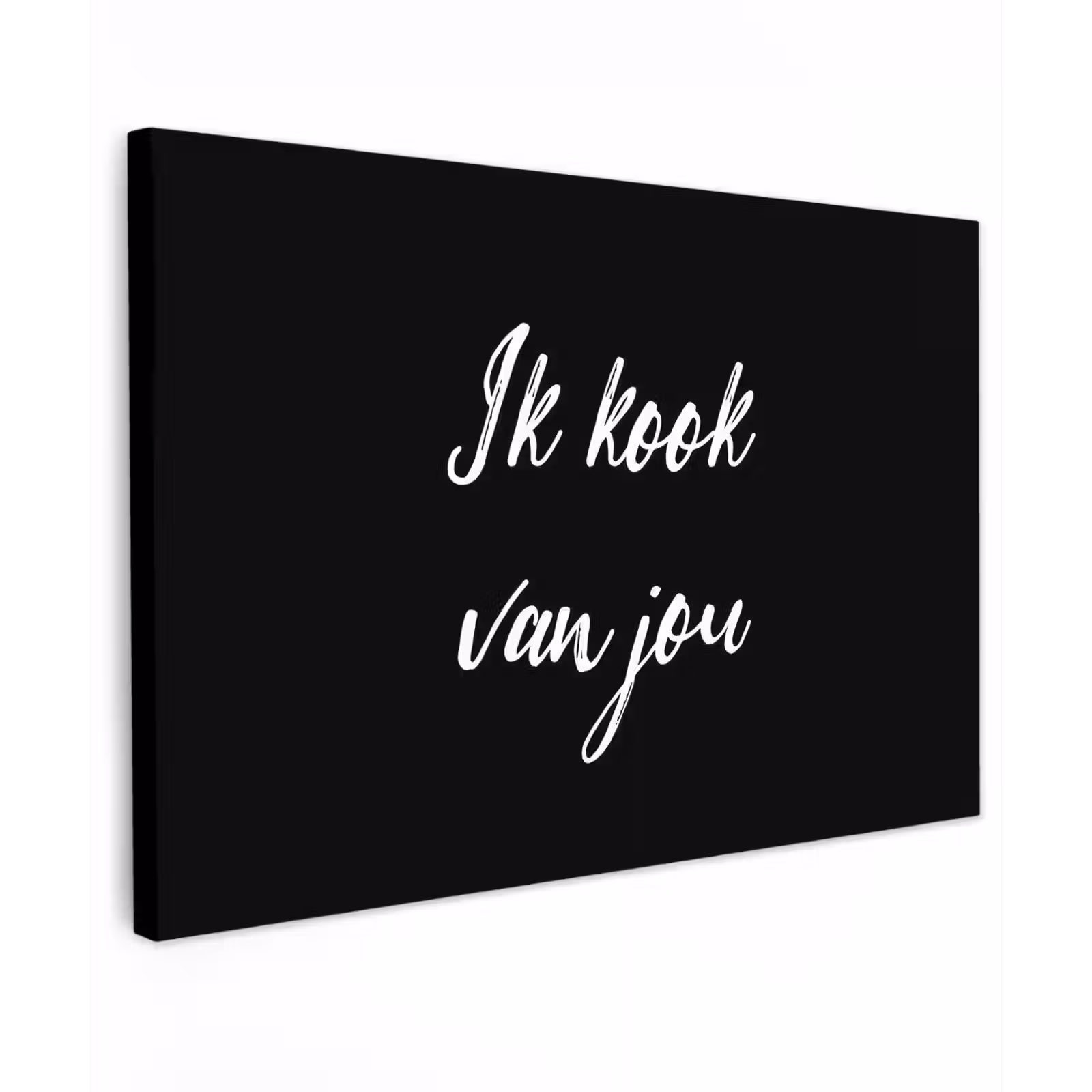 Canvas schilderij - Quotes - Spreuken - Ik kook van jou - Liefde - Partner — 1