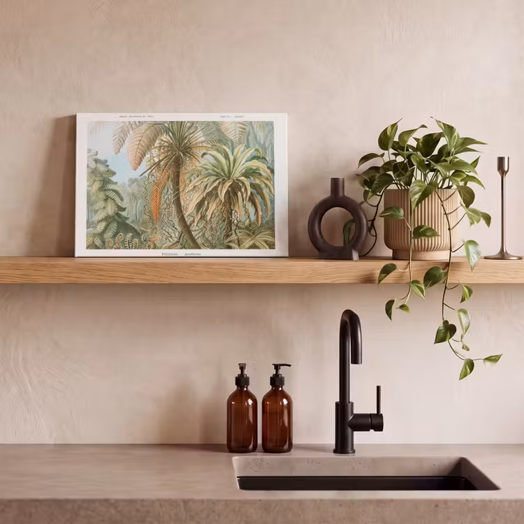Canvas schilderij - Vintage - Oude meesters - Varens - Planten - Natuur — 4