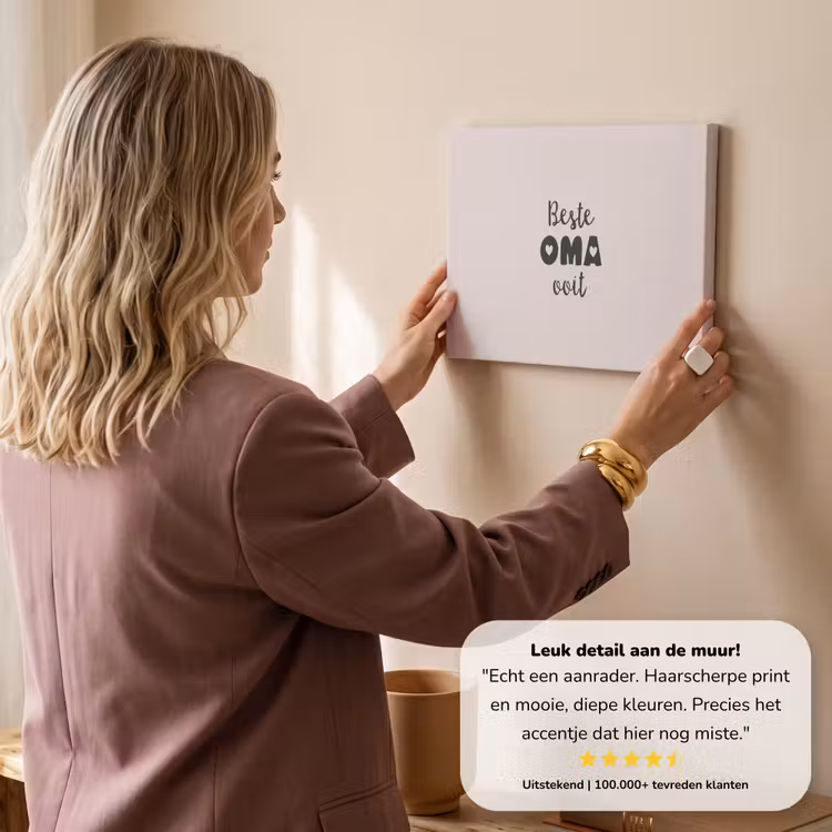 Canvas schilderij - Quotes - Oma - Beste oma ooit - Spreuken — 3