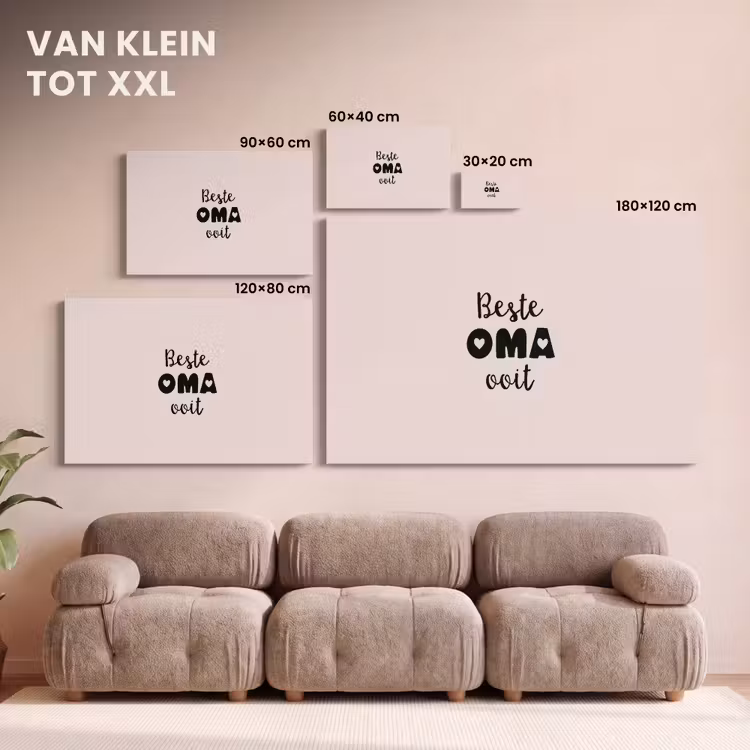 Canvas schilderij - Quotes - Oma - Beste oma ooit - Spreuken — 8