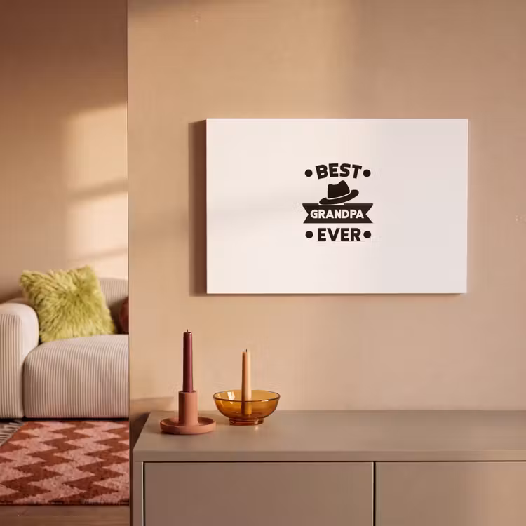 Canvas schilderij - Opa - Quotes - Best grandpa ever - Spreuken — 2