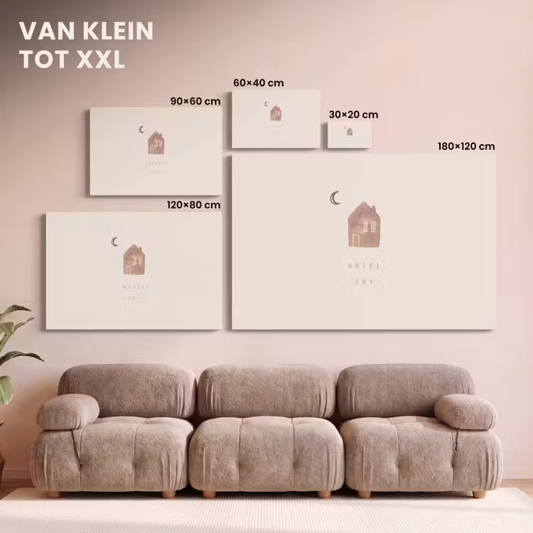 Canvas schilderij - Spreuken - Hotel oma - Oma - Quotes — 8