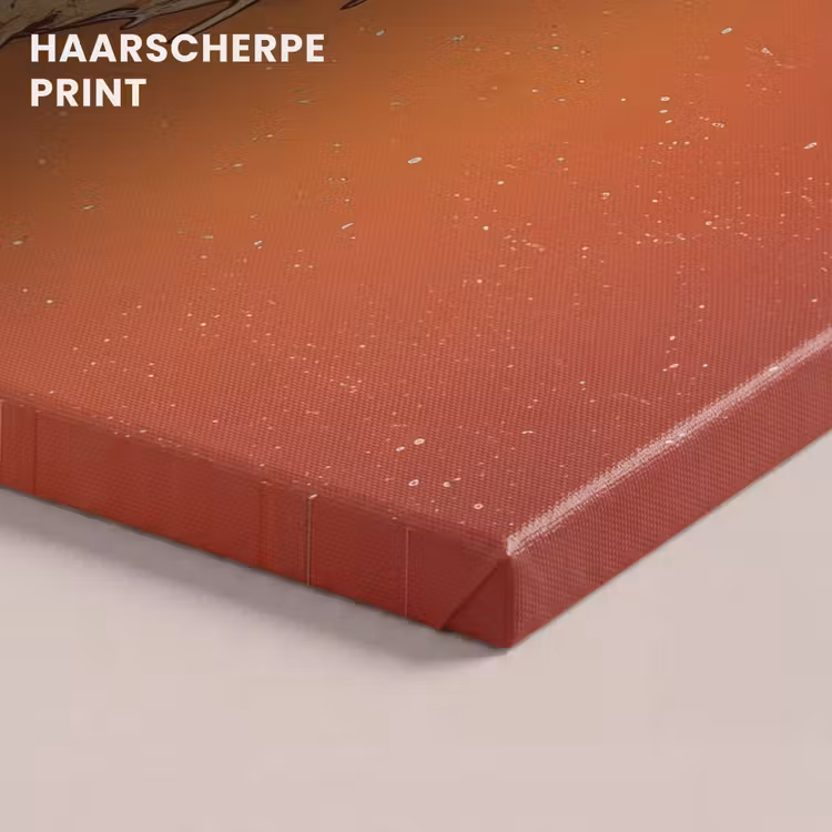 Canvas schilderij - Pizza - Kaas - Rood - Pepperoni — 5