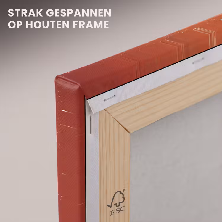 Canvas schilderij - Pizza - Kaas - Rood - Pepperoni — 7
