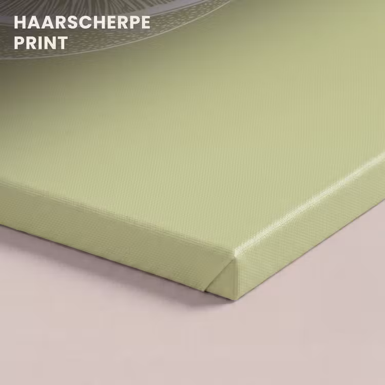 Canvas schilderij - Kiwi - Lijntekening - Minimalistisch - Groen — 5