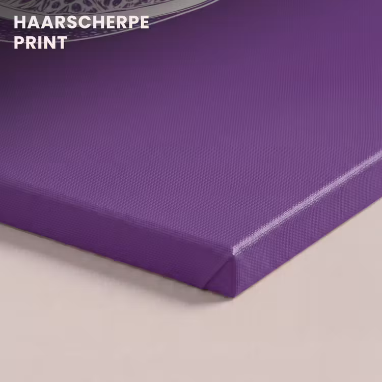 Canvas schilderij - Passievrucht - Zaadjes - Paars - Minimalistisch — 5