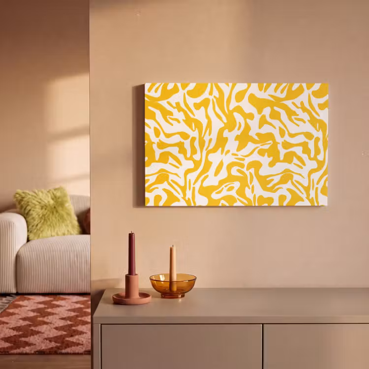 Canvas schilderij - Vormen - Wit - Abstract — 2