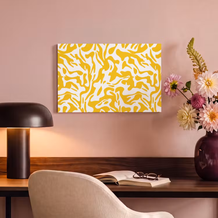 Canvas schilderij - Vormen - Wit - Abstract — 6