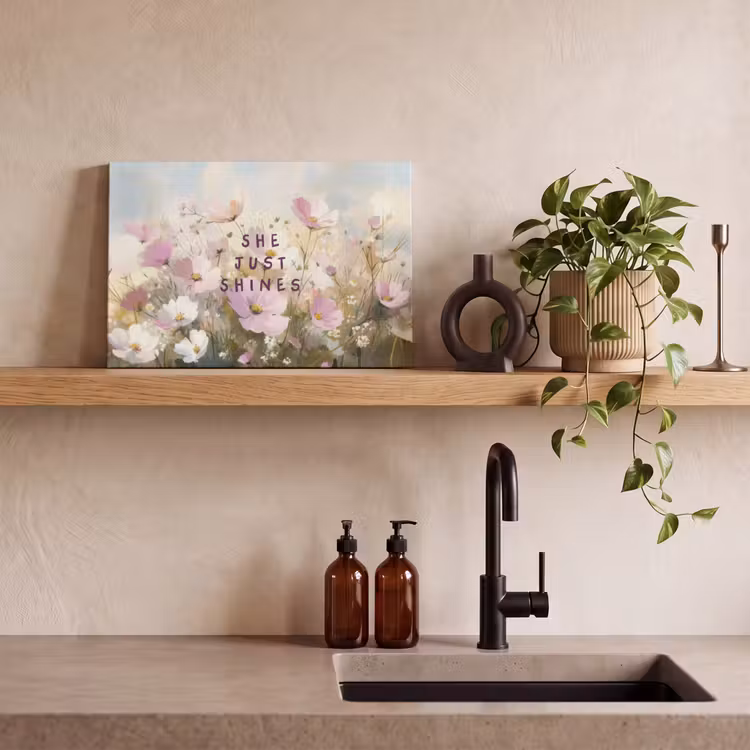 Canvas schilderij - Quote - Bloemen - Schilderachtig — 4