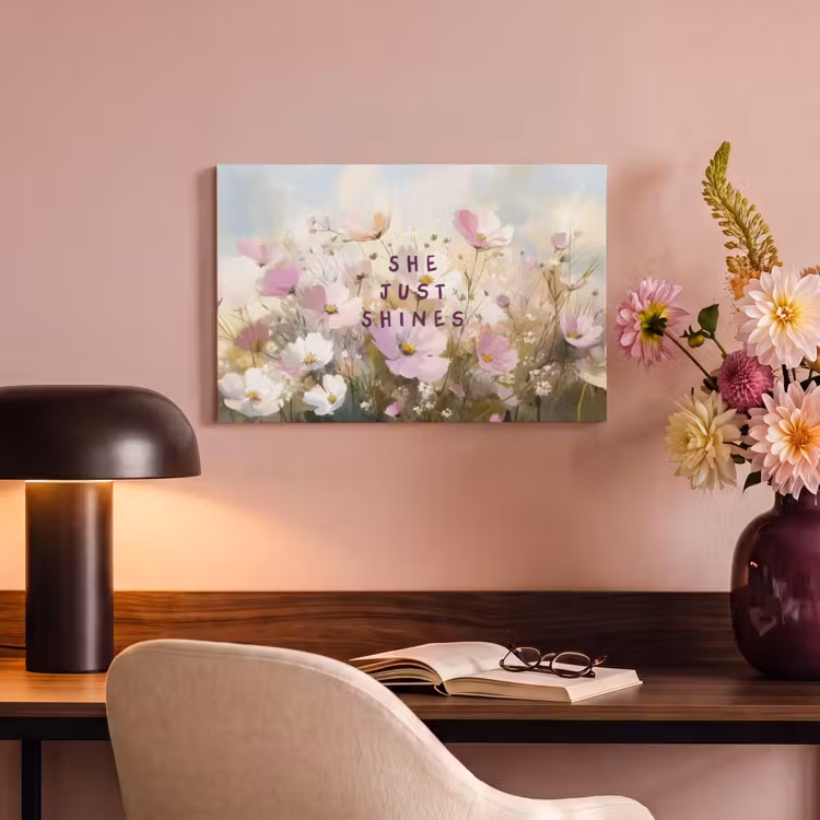 Canvas schilderij - Quote - Bloemen - Schilderachtig — 6
