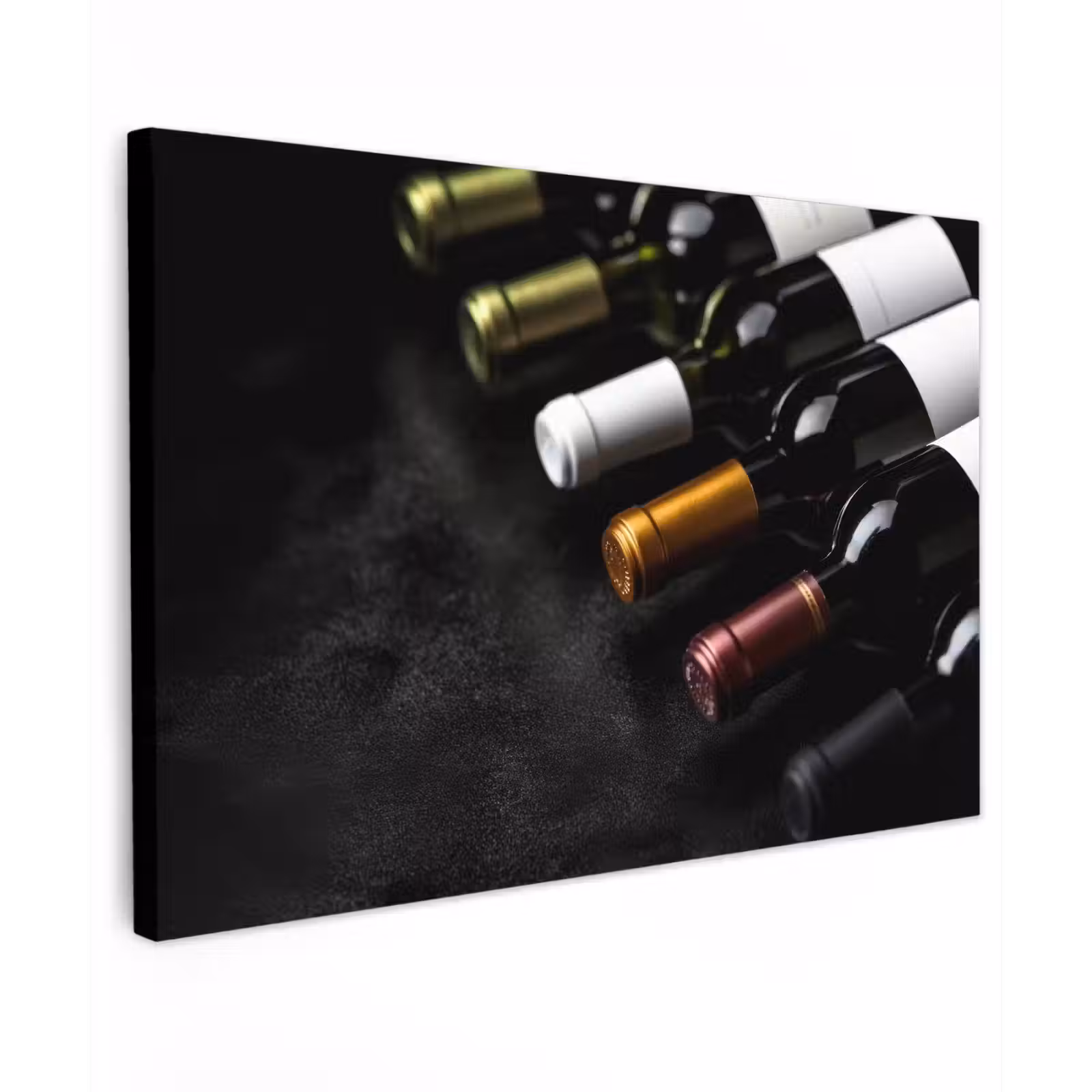 Canvas schilderij - Wijn - Flessen - Variatie - Smaken — 1