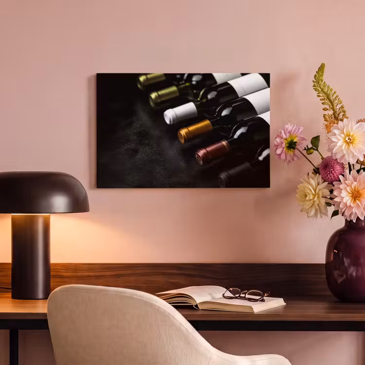 Canvas schilderij - Wijn - Flessen - Variatie - Smaken — 6
