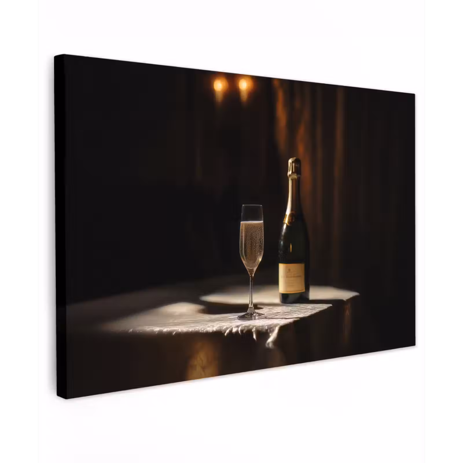 Canvas schilderij - Prosecco - Bubbels - Sfeervol - Drank — 1