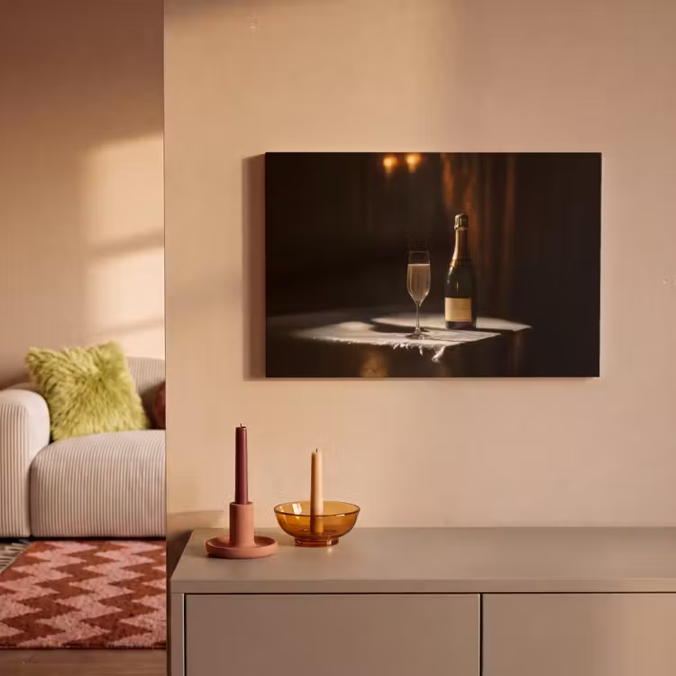 Canvas schilderij - Prosecco - Bubbels - Sfeervol - Drank — 2