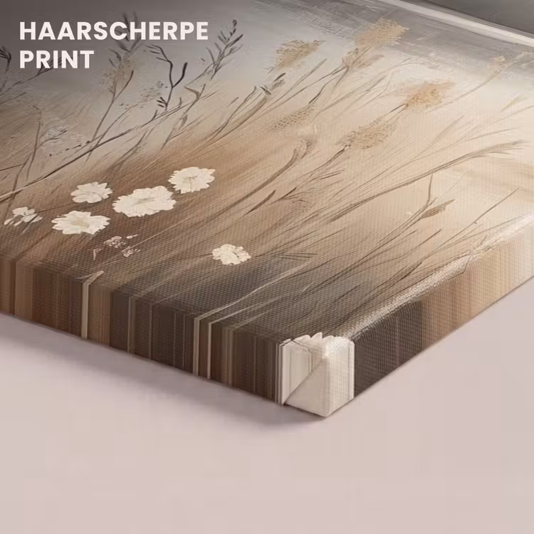 Canvas schilderij - Meer - Water - Natuur - Beige — 5