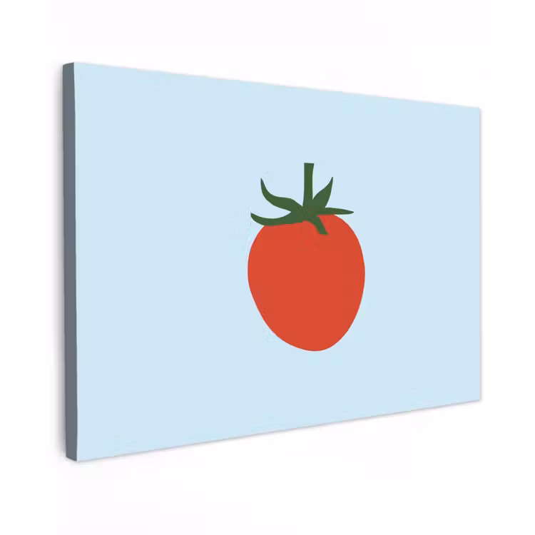 Canvas schilderij - Rood - Tomaat - Groente — 1