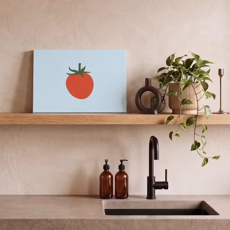 Canvas schilderij - Rood - Tomaat - Groente — 4