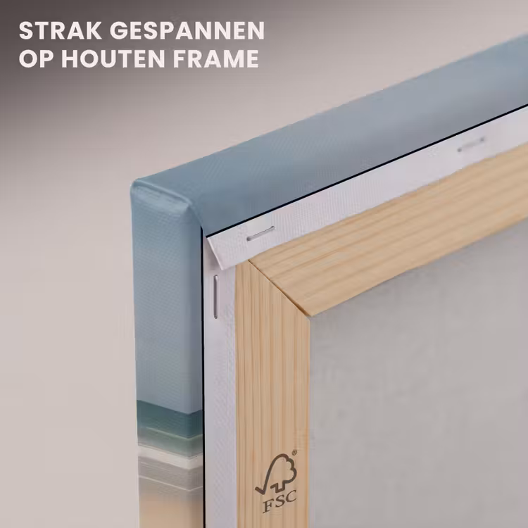 Canvas schilderij - Strand - Surfbord - Pastel — 7