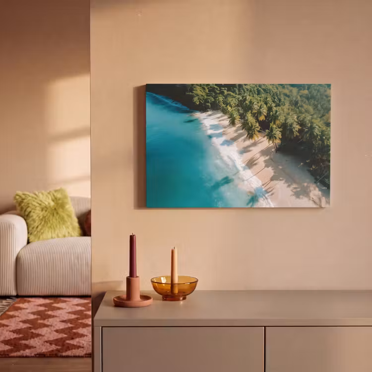Canvas schilderij - Tropisch - Strand - Water - Palmbomen — 2