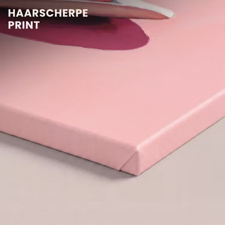 Canvas schilderij - Zomers - Hoed - Roze — 5