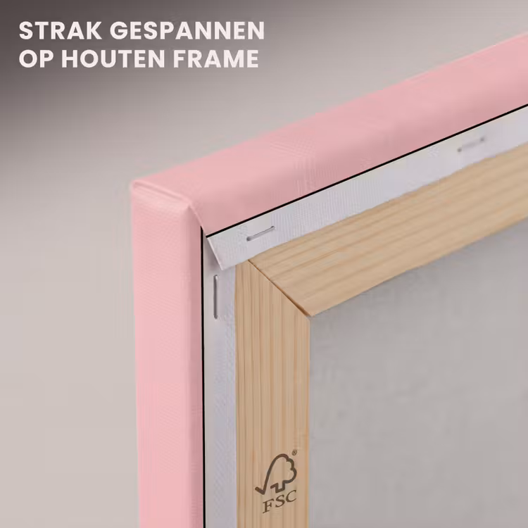 Canvas schilderij - Zomers - Hoed - Roze — 7