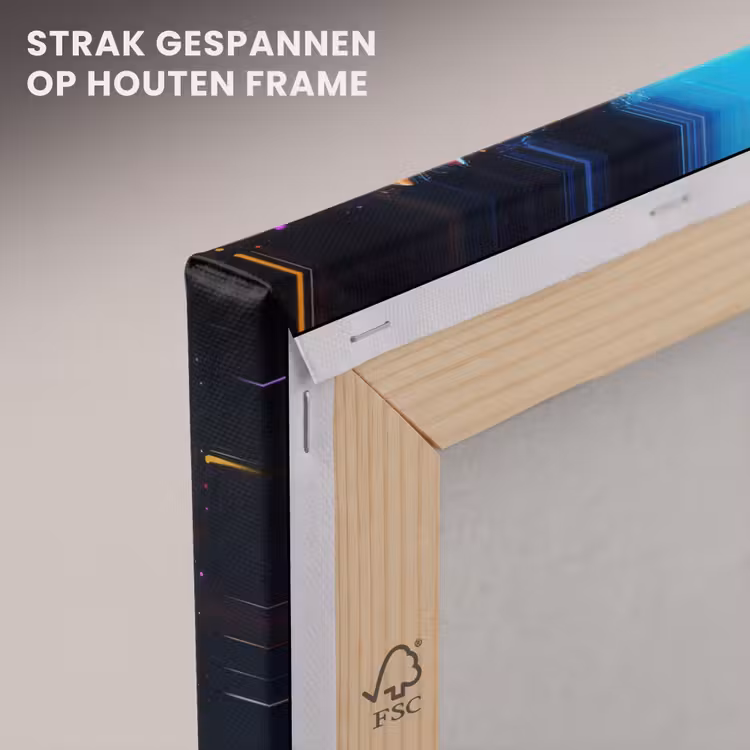Canvas schilderij - Regenboogkleuren - Vleugels - Magisch — 7