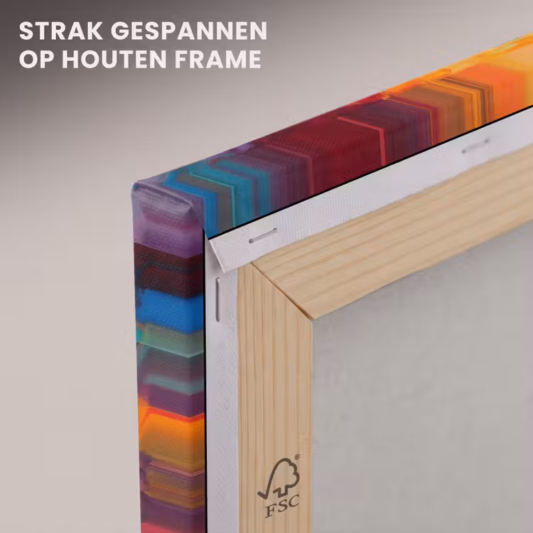 Canvas schilderij - Wijn - Vrouw - Sfeervol - Kleurrijk — 7