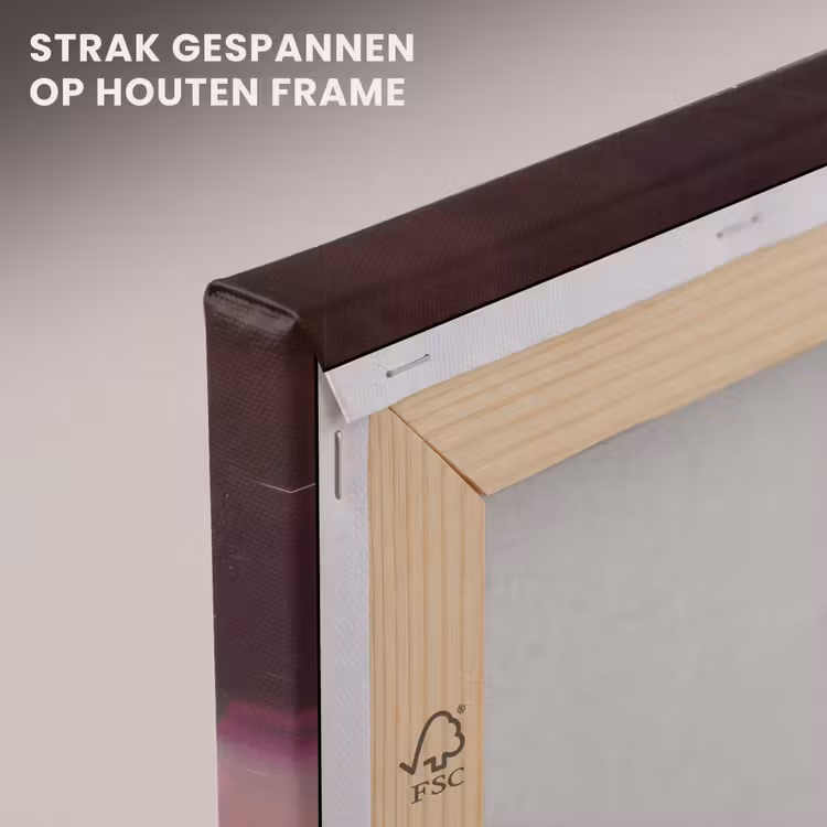 Canvas schilderij - Planeten - Neon - Berglandschap - Zon — 7