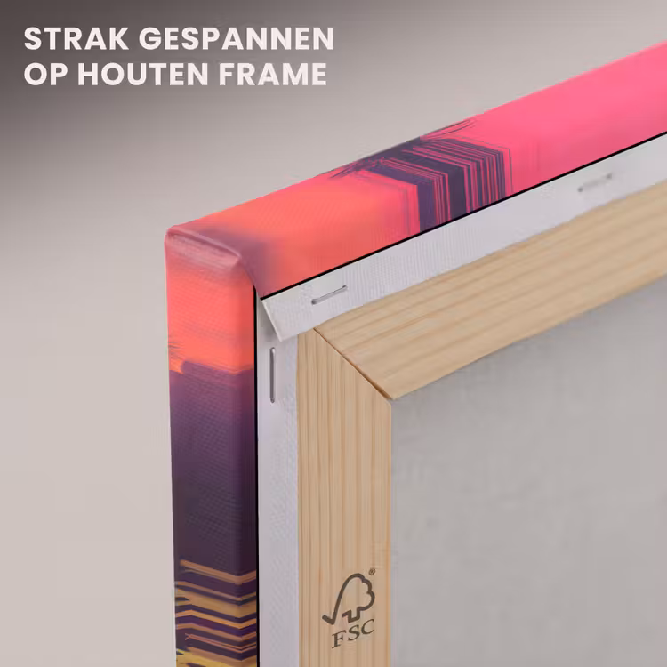 Canvas schilderij - Zon - Geel - Palmbomen - Tropisch — 7
