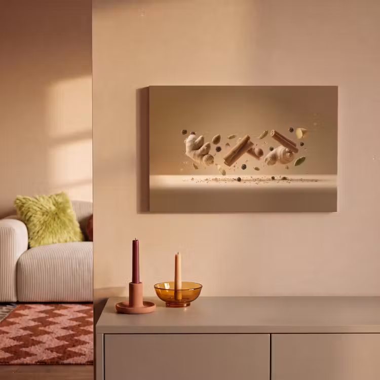Canvas schilderij - Specerijen - Zweven dynamisch - Geurassociaties — 2