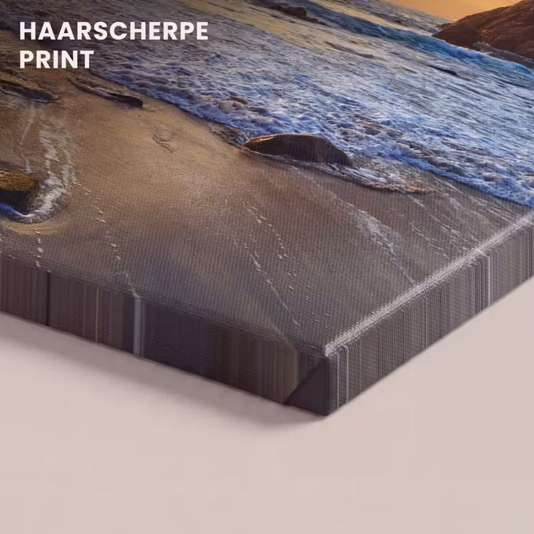 Canvas schilderij - Strand - Zonsondergang - Natuur - Zee - Landschap — 5