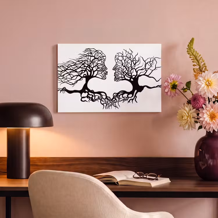 Canvas schilderij - Mensen - Bomen - Abstract - Modern - Kunst — 6