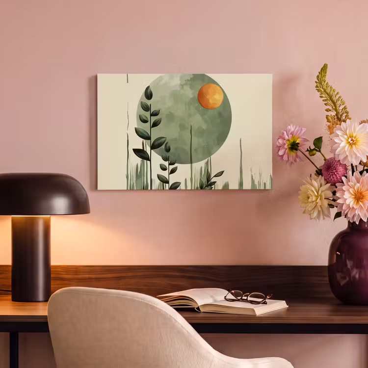 Canvas schilderij - Kunst - Groen - Botanisch - Modern — 6