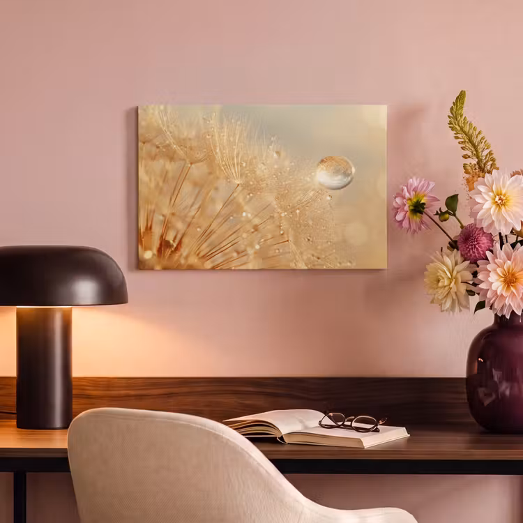 Canvas schilderij - Paardenbloem - Water - Natuur - Planten - Modern — 6