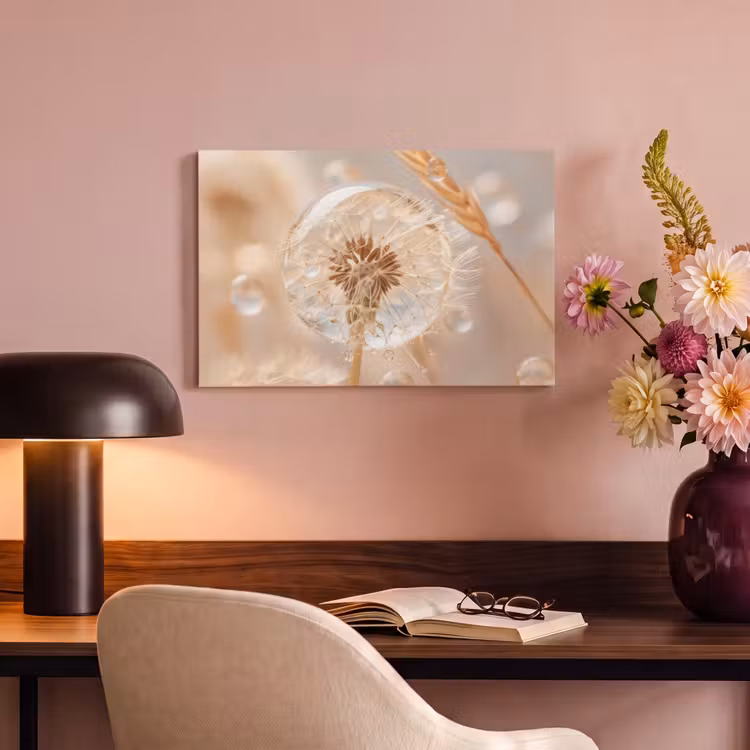 Canvas schilderij - Paardenbloem - Water - Natuur - Stilleven - Modern — 6
