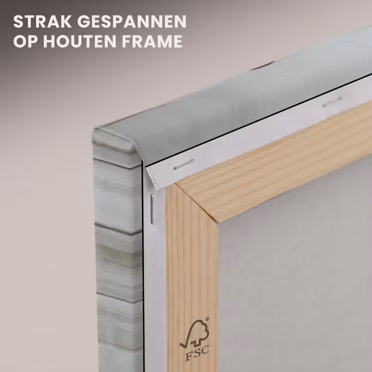 Canvas schilderij - Stilleven - Wit - Kaarsen - Rustiek - Natuur — 7