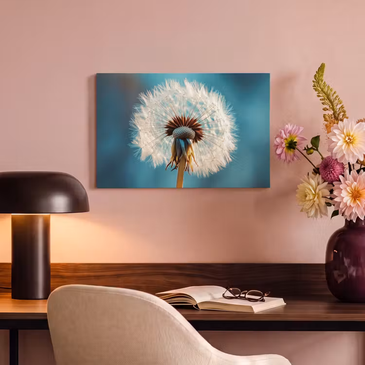 Canvas schilderij - Paardenbloem - Natuur - Bloemen - Blauw — 6