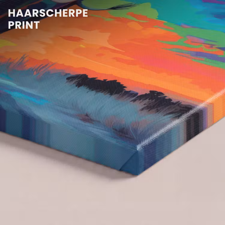 Canvas schilderij - Olifant - Kleurrijk - Lucht - Abstract — 5