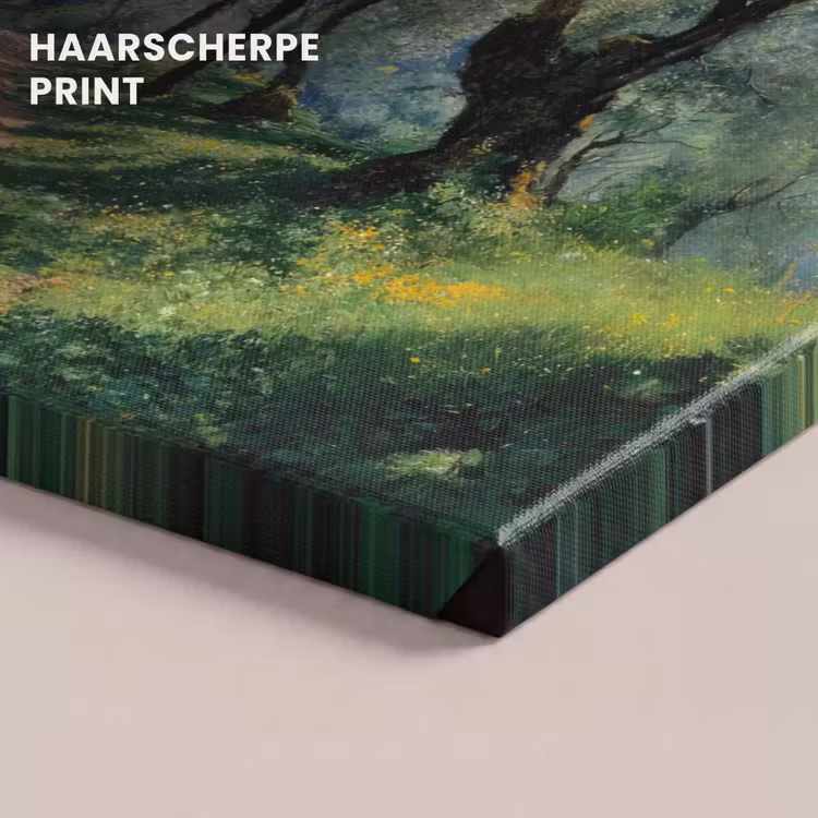 Canvas schilderij - Pad - Bomen - Schaduw - — 5