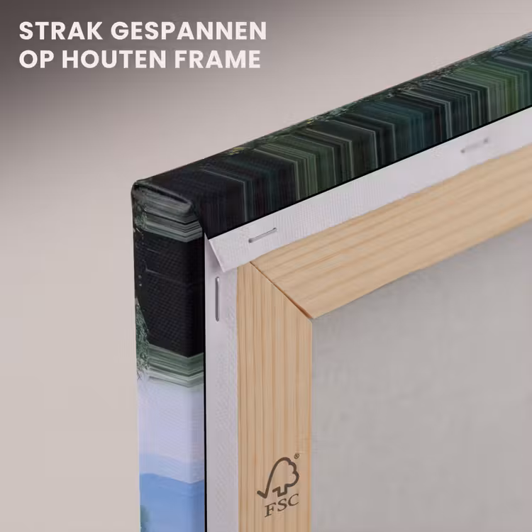 Canvas schilderij - Pad - Bomen - Schaduw - — 7
