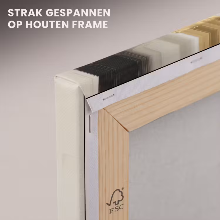 Canvas schilderij - Ogen - Gezicht - Goud - Strepen — 7