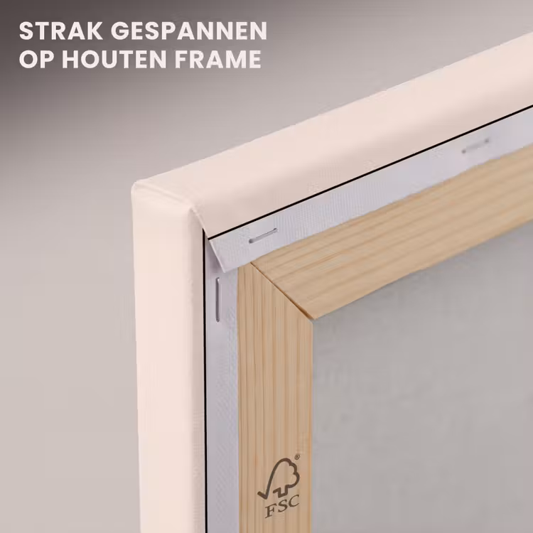 Canvas schilderij - Zandloper - Symmetrisch - Rood - Paars — 7