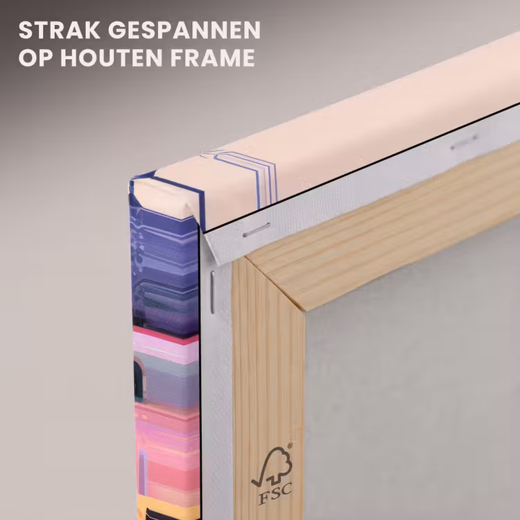 Canvas schilderij - Kleurrijke stad - Zon - Islamitisch — 7