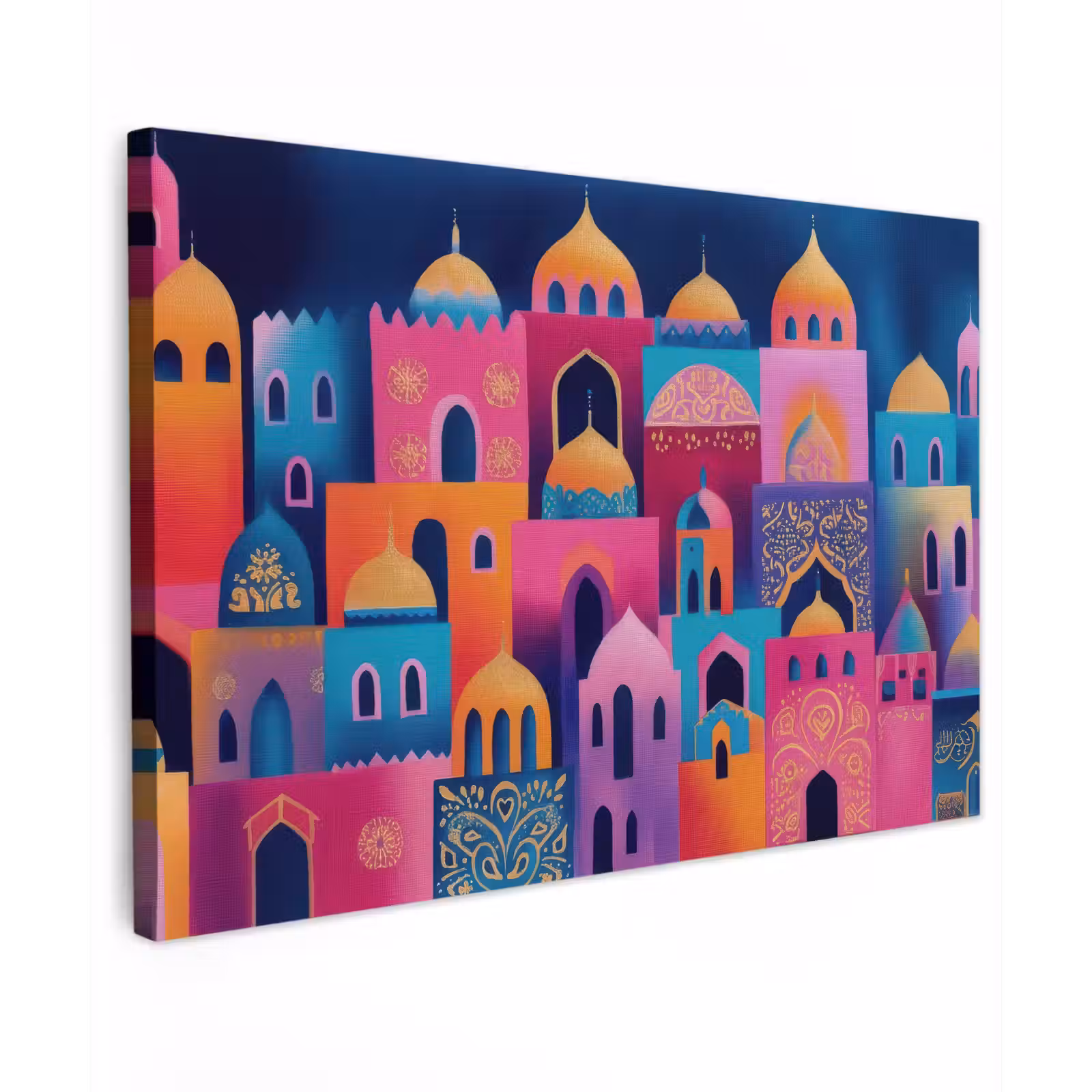 Canvas schilderij - Kleurrijk - Avond - Islamitisch — 1